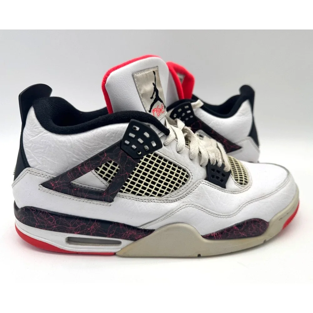 Air Jordan 4 Retro Hot Lava Flight Nostalgia Size 13 Mens 308497-116 No Box